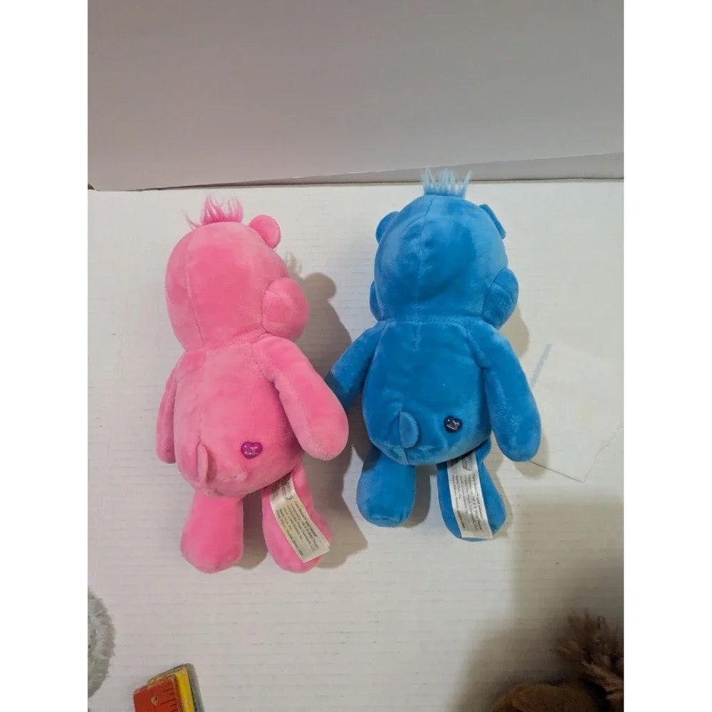 Care Bears Cheer Bear Grumpy Bear Plush Stuffed Animal Set 9 Inch Basic Fun 2020